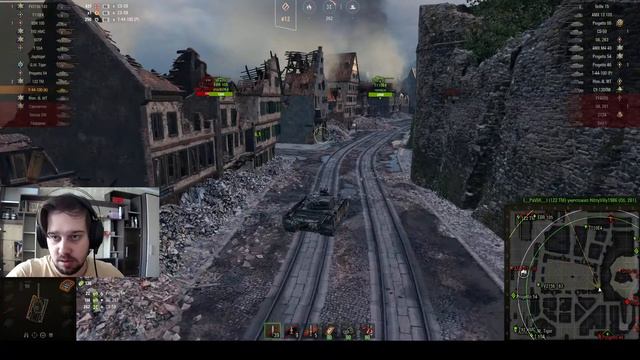 Сколько сможет нафармить Т 44-100 в средних руках? - Стрим World of Tanks смотреть онлайн