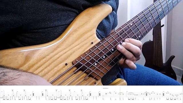 Tesseract - Nocturne (Bass Cover) w/ tabs смотреть онлайн