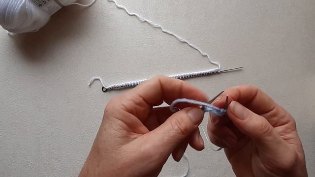 Наборный ряд зубчиками - легко и просто. Всего 3 ряда