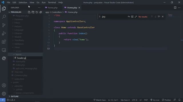 Tutorial Templating Codeigniter 4 dengan Admin Lte - Cara memisahkan header dan Footer #codeigniter смотреть онлайн