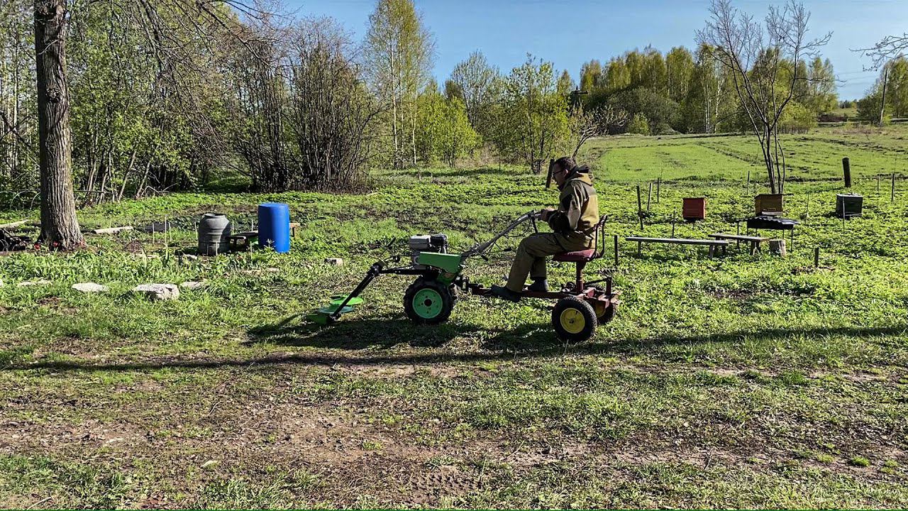 Оно едет, везёт и косит. Неудачи с покосом. Посылка с хутора ПанаЯна смотреть онлайн