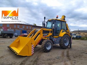 ЧЛМЗ-335 - Экскаватор-погрузчик российского производства, мосты и КПП Carraro, Двигатель ММЗ, и тд.