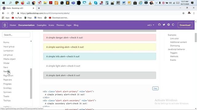 How to Create Navbar in Bootstrap4 смотреть онлайн