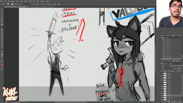 Concept Art Boot Camp 03! (2 golden rules!!) KNKL346 смотреть онлайн