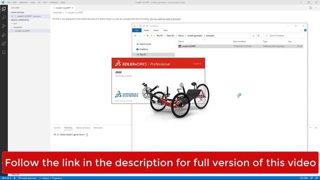 SOLIDWORKS API in C# .NET Core in VS Code смотреть онлайн