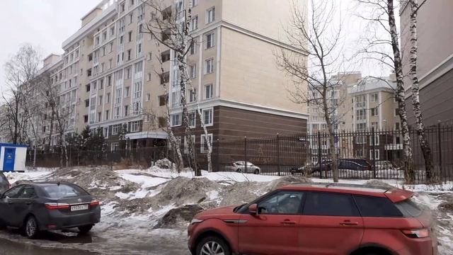 Москва 3717 улица Сервантеса, ЖК Испанские кварталы, ЖК Николин парк весна день смотреть онлайн