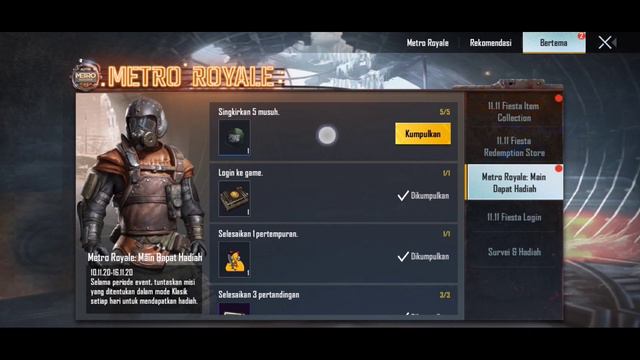 EVENT TERBARU 11.11 FIESTA METRO ROYALE PUBG MOBILE - METRO EXODUS смотреть онлайн