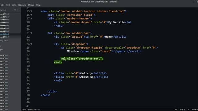 Web Malayalam 34 Bootstrap Navigation Bar - Navbar