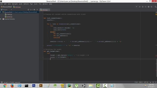 Python Network Programming 14 - Selecting a Target ( Socket Programming ) смотреть онлайн
