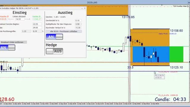 Swissbox Live трейдинг Open Range Breakout Dax 12.12.17 смотреть онлайн