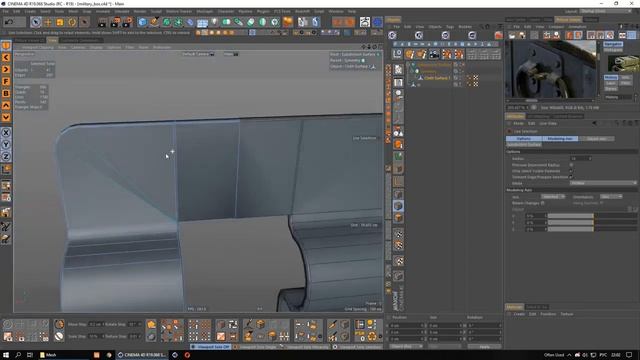 Урок 3. Создание Lowpoly модели. Металлические элементы. Моделирование в Cinema 4D