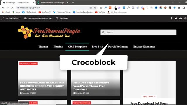 Free Download Crocoblock All Update Plugin, Jet Engine, Jet Tabs, Jet Mega Menu & Other Plugin