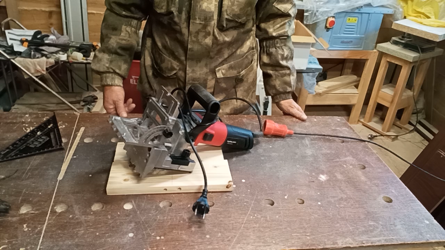 Фрезер присадочный для шкантов  Dowelling Jointer M1Z-ZK3-8