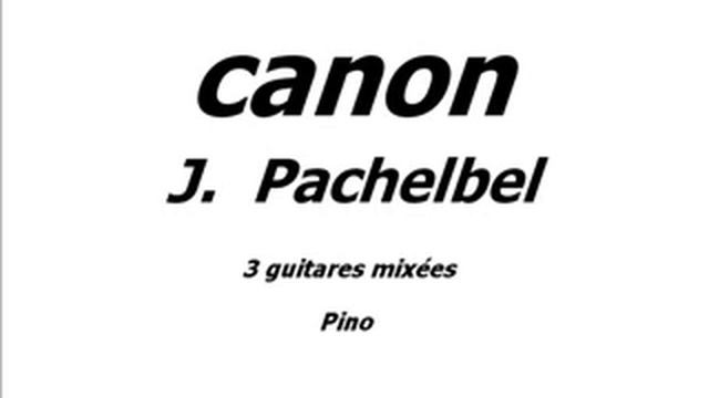Emerson, Lake and Palmer Cover - Canon Pachelbel for 3 guitars смотреть онлайн