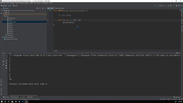 Kotlin Basics #10 - For Loop смотреть онлайн