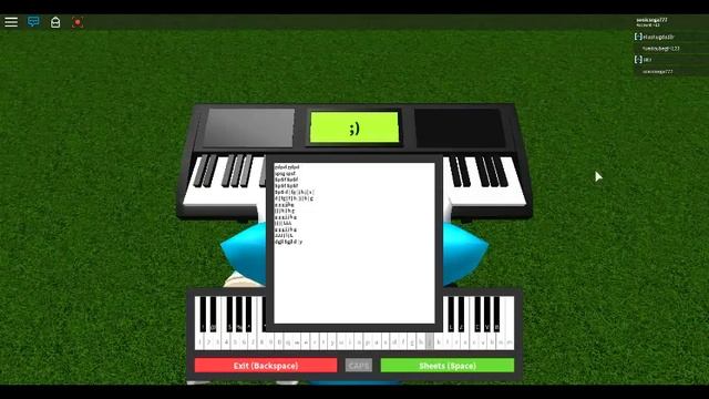 Gravity falls song on roblox piano (sheet in description) смотреть онлайн