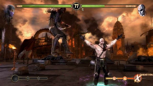 Mortal Kombat Komplete Edition PC gameplay Rain vs Quan Chi смотреть онлайн