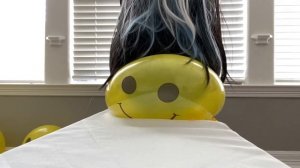 Celebrating 100 SUBS with My FIRST SIT POP! ? ASMR Balloon Popping