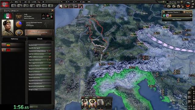 HoI4 Poland speedrun real time 1.4.2 смотреть онлайн