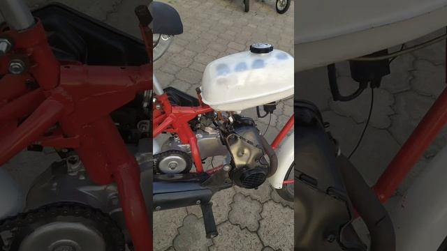 Мопед Рига 13 с двигателем от Honda Dio 27 смотреть онлайн