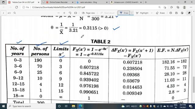 Fitting of exponential distribution practical problem degree 1 year sem 2 смотреть онлайн