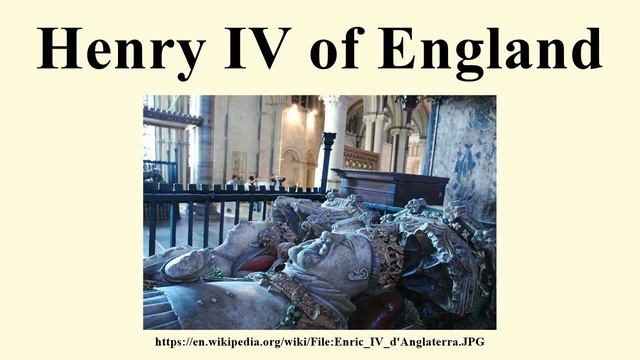 Henry IV of England смотреть онлайн