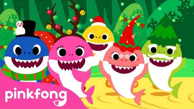 Christmas Sharks | Christmas Carols | Pinkfong Songs for Children смотреть онлайн
