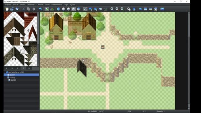 #06 Criando um jogo do zero no Rpg Maker MZ: Criando um vilarejo (Parte1a) смотреть онлайн