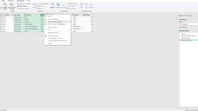 Power Query Update Excel Files from Folder смотреть онлайн