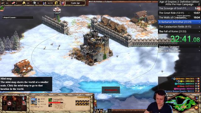Age of Empires 2 Coop Speedruns with LotsOfS - Atilla the Hun Campaign 1:05:06RTA смотреть онлайн