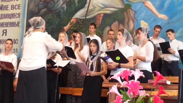 "От погибели спасла меня милость Божия!"- молодёжный хор смотреть онлайн