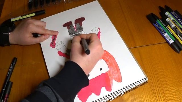 2#РИСУЕМ ПРИЗРАЧНОГО ГОНЩИКА / Draw Ghost rider смотреть онлайн