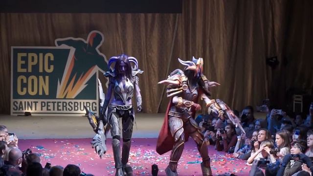 World of Warcraft - Draenei Hunter Tier 12 & Draenei Hunter Black Dragonscale Mail cosplay смотреть онлайн