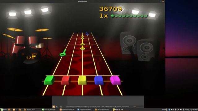 Frets on Fire only on Linux a good try Guitar Hero Clone смотреть онлайн