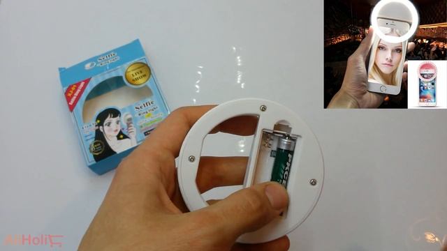 Селфи кольцо.LED Ring Selfie Light.Посылки из Китая Aliexpress! ОБЗОР! РАСПАКОВКА! ТЕСТ! AliHolic. смотреть онлайн