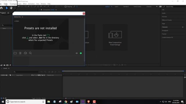 Allow scripts to write file and access network in preferences Adobe After effects CC 2019 смотреть онлайн