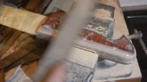 Деревянные ножны . Рукоять текстолит.Knife restoration