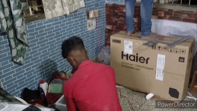 Split Inverter AC Unboxing.Installation.Haier.