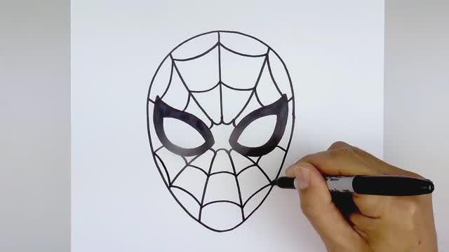 Как нарисовать Человека-Паука _ Пошаговое руководство смотреть онлайн