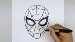 Как нарисовать Человека-Паука _ Пошаговое руководство