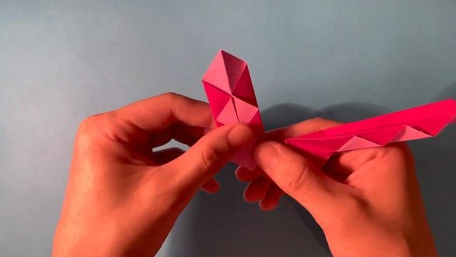 How to make an easy Origami Red Panda, step by step tutorial смотреть онлайн
