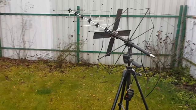 Работа антенны SatGun на SATCOM