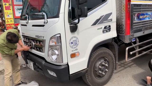 Review Xe Hyundai EX8 Bản đủ Biển 15C Qua Lắp Full đồ Chơi Và Tay Gương Tròn Nhìn Hết đầu Xe