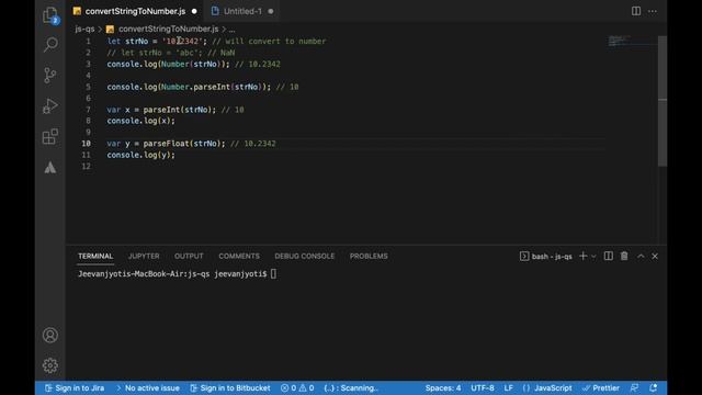 How to convert string to number in JavaScript смотреть онлайн
