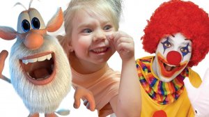 Влог Ева и Фло на Шоу Буба | Клоу Храп  - самый веселый клоун в мире