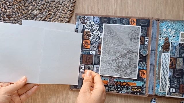 Видеообзор мужского фоттальбома / скрапбукинг смотреть онлайн