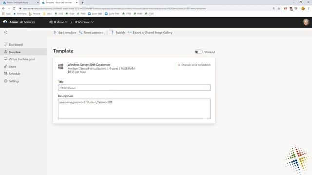 Creating a Class using Templates in Azure Lab Services смотреть онлайн