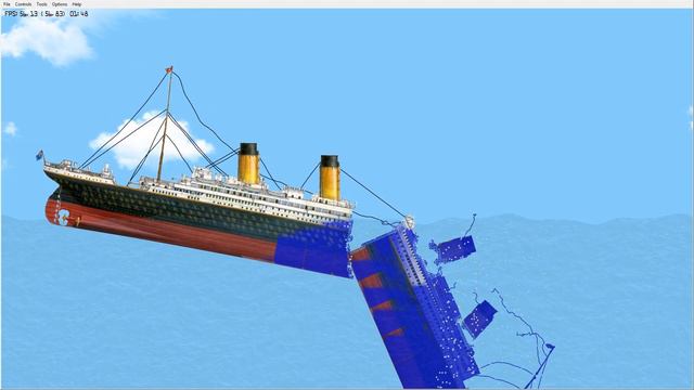 Титаник тонет в floating sandbox смотреть онлайн