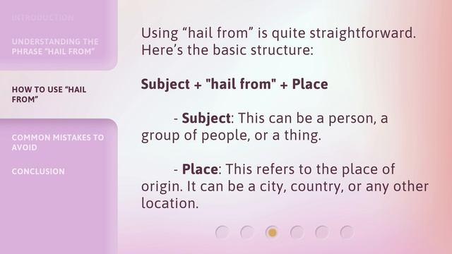 Unraveling the Phrase "Hail From": A Guide for English Learners смотреть онлайн