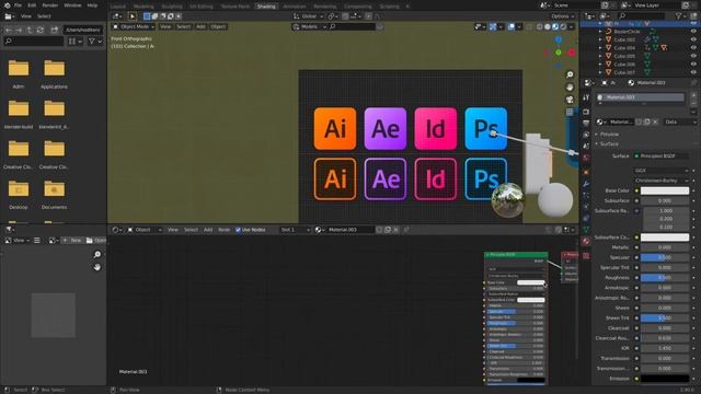 Blender - 3D icons - Part 6 HDRI, Materials, Compositing And Final Render Settings смотреть онлайн